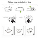 Retro Christmas Print Pillow Case Linen Pillowslip Sofa Cushions Cover (B)