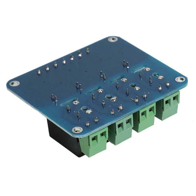 GTM04 4 Way Solid State Relay Module Board High Level Trigger w/Fuse 5V 12V