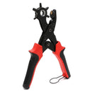 6 Sized Heavy Duty Leather Belt Eyelet Holes Punch Pliers Revolving Hand Punch