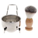 3In1Clean Tool Shave Frame Soap Bowl Bristle Hair Shave Brush Shaving Brush Se3C