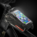Rainproof Bicycle Bike Top Tube Bag Touchscreen Phone Bag with Dual Zippers