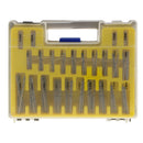 150Pcs 0.4-3.2mm Mini HSS Twist Drill Bits Straigth Shank Tools + Carry Case