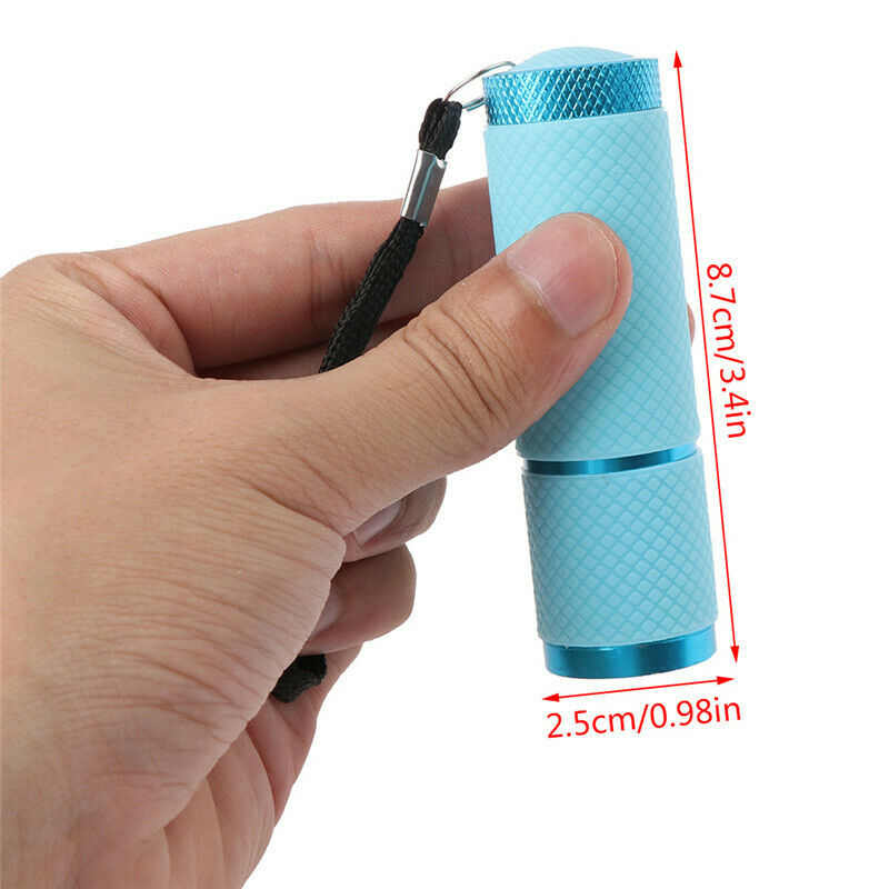 Useful Mini LED UV Gel Lamp Light Nail Dryer Flashlight Nail Polish Manicure Hn