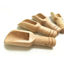 Mini Wooden Scoops Bath Salt Spoon Candy Flour Spoon Scoops Kitchen UtensilS Hn