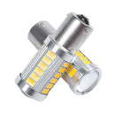 2pcs Amber 1156PY BAU15S PY21W Led 33SMD Car Tail Turn Brake Reverse Signal M3N9