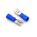 20PCS 0.187" 4.8mm Crimp Terminal Terminator Female Spade Connector Blue â„–#