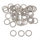 50pcs Engine Oil Drain Plug Metal Crush Washer Seal O-Ring Gasket for Mazda