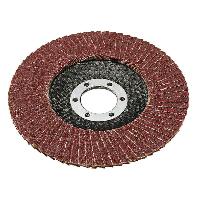 115mm/4.5'' Flap Wheels Grinding Sanding Discs 60 Grit Angle Grinder 3c