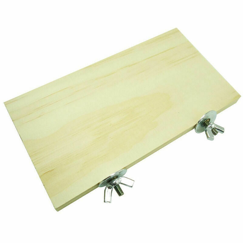 Wooden Cockatiel Parrot Bird Cage Perches Stand Platform-Pet Budgie Hanging G3R8