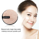 Soft Makeup Remover Puff Sponge Face Cleansing Powder Puff Pads (Coffee) A