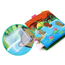 Cartoon Baby Cloth Book Colorful Early Learning Montessori Quiet Books