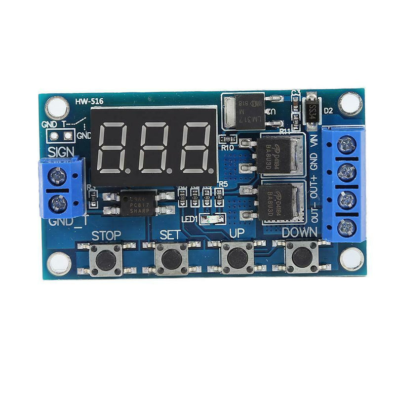 HW-516 DC 12V 24V LED Time Delay Relay Trigger Cycle Timer Switch Module