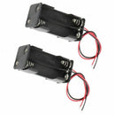 5 pieces plastic battery holder box battery holder 4 x AAA battery black +