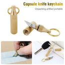 Tiny Cutting Tool Anti-rust Mini Cutter Capsule Keyring Cutter Unboxing Tool