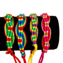9pcs Random Color Friendship Bracelets Ankle Anklet Bracelet Jewelry Gift I5A2