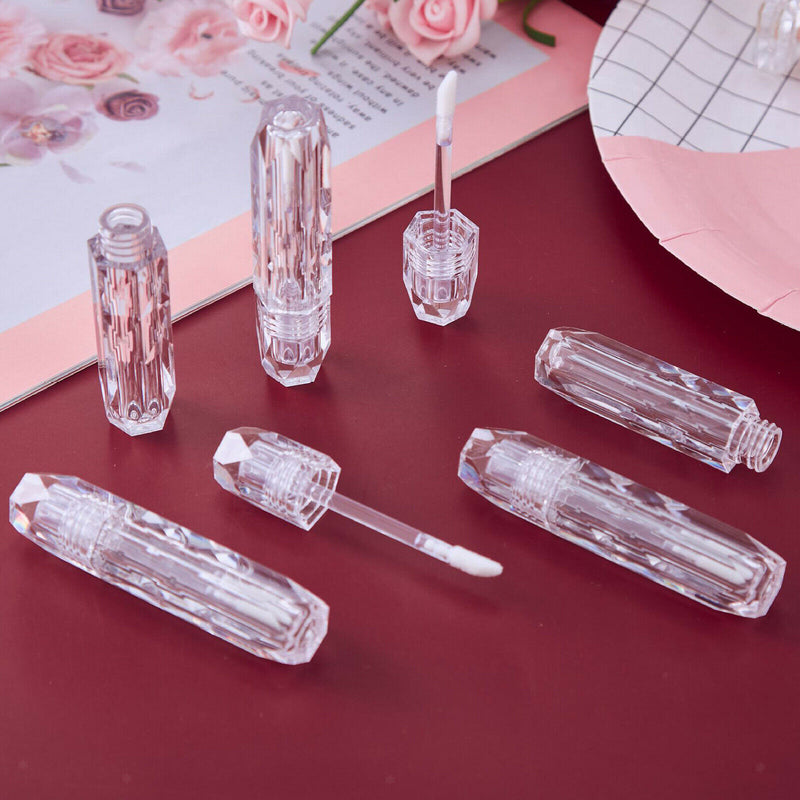 3x 2.5ml Lip Gloss Tube Empty Refillable Lip Balm Bottle Lip Gloss Container