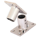 2x Stainless Steel Boat Marine Hand Rail Fitting 90 Degree 7/8" Rectangular Base