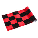 Backyard Putting Green Golf Training Aid Chequered Flag Solid Flag Red+Black