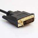 DVI-D 24+1 to VGA HDTV Converter Monitor Cable 1080P for PC Display Card