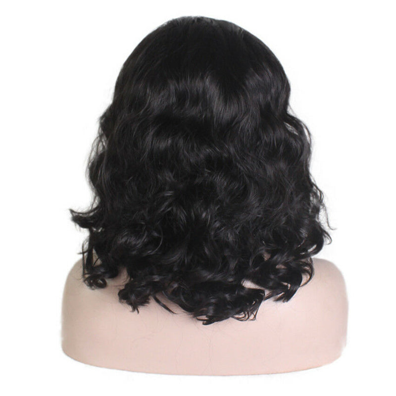 Wig Natural Curly Wavy Fancy Dress Fashion Womens Ladies Hair Wig Heat Resistant
