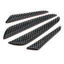 4x Anti-collision Trim Carbon Fiber Car Door Edge Guard Strip Protector Bumper U
