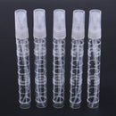 5Pcs lattice glass empty refillable perfume bottle 10ml portable small sprME
