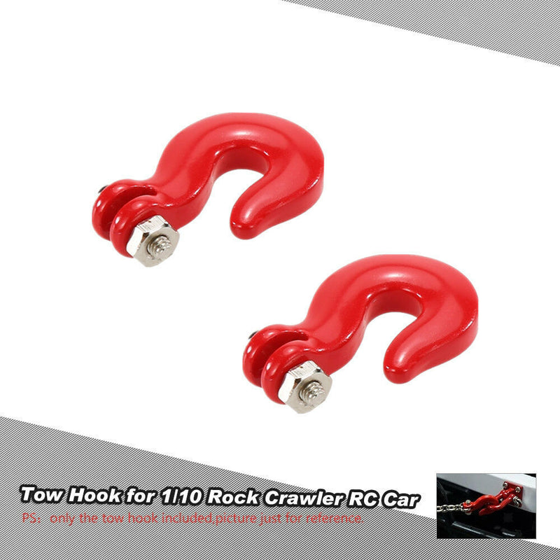 2 RC Winch Tow Hooks For RC4wd 1/10 Axial Scx10 D90 D110 TF2 RC Rock Crawler