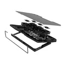 Nuoxi 6-Fan Cooling Pad Notebook Laptop Stand Portable Adjustable Aluminum