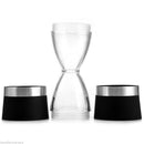 Hourglass Pepper Grinder - Deluxe 2 in 1 Manual Salt and Pepper Mill Shaker