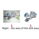 2Pcs Lovely Cartoon Bear Diamond Painting Cross Stitch Craft For Home Decor