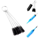 5pcs Tattoo Needle Tip Steel Brushes Kit Set Spray Airbrush Cleaning Tool