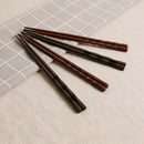 8 Pairs Japanese Classic Solid Wooden Chopsticks Set Gift Set for Kids Kit BYC