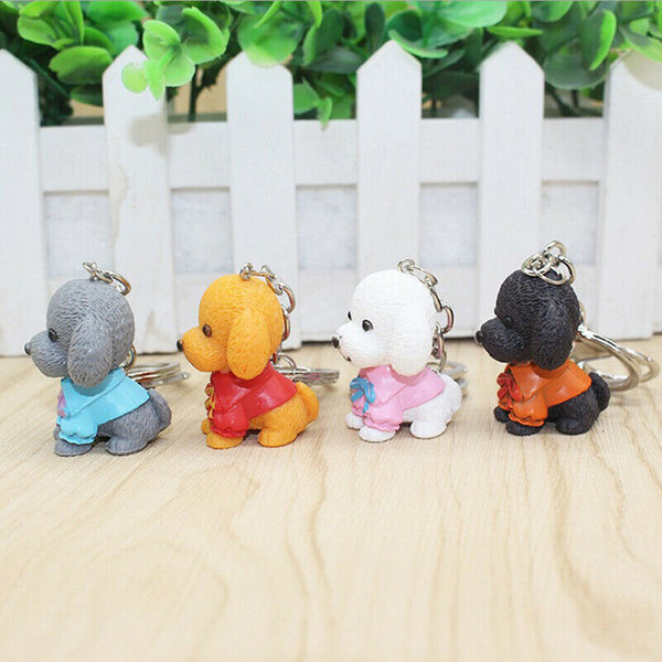 Cartoon Cute Dogs Keychains Pendant Key Rings Women Bag Car Metal Key Chain G Gw