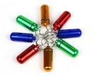 Portable Small Aluminum Waterproof Pill Bottle Cache Drug Container Keychain LJA