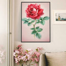 5D DIY Full Drill Diamond Painting Cross Stitch Embroidery Kit (Flower01)