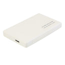 2.5 inch SATA to USB 3.0 HDD Case Hard Drive Enclosure for SSD HDD (White) A