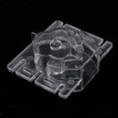 Flowers Shape Plastic Candle Mould Soap DIY Tool Craft Clay Mold Transparent