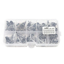 80Pcs Diy Eye Rings Fishing Rod Guide Tip Set Repair Kit For Fishing Rods S N8U1