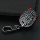For SAAB 9-3 93 2003-2009 Black Leather Car Smart Case Cover Shell Acces SKM