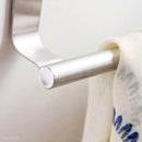 Stainless Steel Kitchen Bathroom Door Hook Towel Bar Rack Hanging Rail Fixtur
