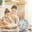 Stainless Steel Oven Thermometer Gauge Grill for Home Kitchen Cooking Tool