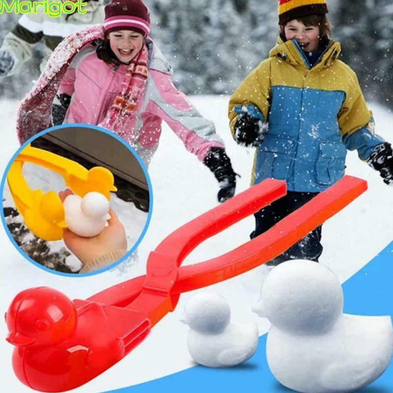 1Pc Duck Shape Snowball Maker Clip Children Outdoor Winter Sand Mold