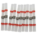 10 pcs Terminal Extender Electric END to END Welding Car shrinkable red 3mm