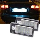 2x 18 LED Error Free License Plate Light Lamp For Audi A3 A4 B6 B7 A6 A8 Q7 A5