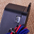 Car 12V Illuminate Power Engine Start  Switch Push Button Ignition Starter Blue