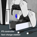 Controller Dual Charger Station for Sony PS5 Wireless Gamepad Power Cradle