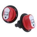 2pcs Battery Power Cut Off Switch Isolator for Marine Boat Car Vehicle 50A