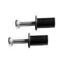 1 Piece Durable Kayak Black Nylon Paddle Clip Holder With Screws Nuts
