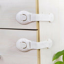 10 Pieces Of Child Protection Lock Long Drawer Door Cabinet Lock Plastic Ch