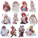 100Pcs Sexy Girls Anime Stickers DIY Scrapbook Suitcase Laptop Guitar Stick lj